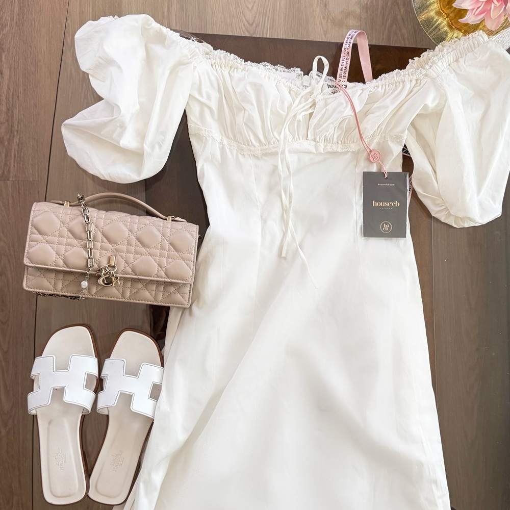 House of CB White Maxi Dress